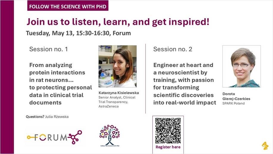 Follow the Science with PhD Dorota Gierej-Czerkies and Katarzyna Kisielewska